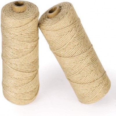 Rollo de hilo de yute de 1 mm grosor 2 unidades